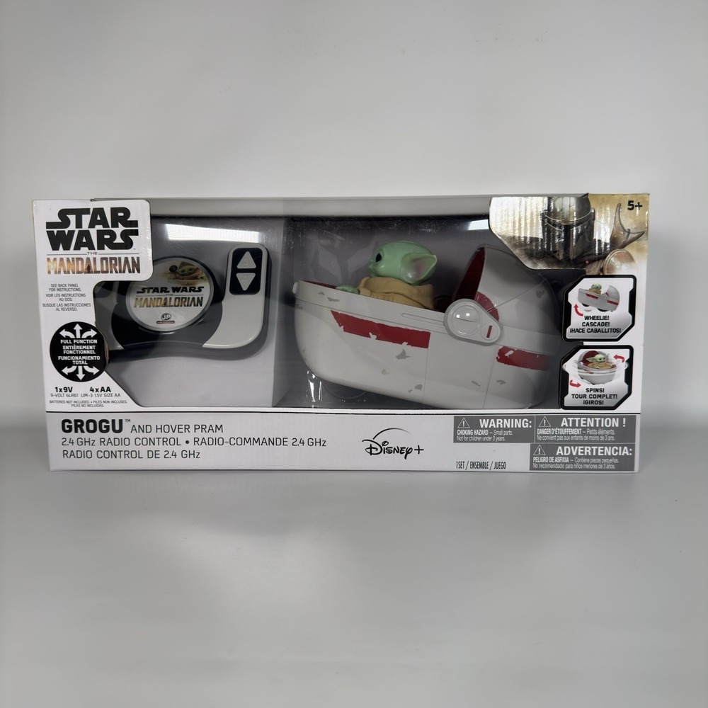 Star Wars The Mandalorian Grogu Hover Pram 2.4 GHz RC Toy 1539000